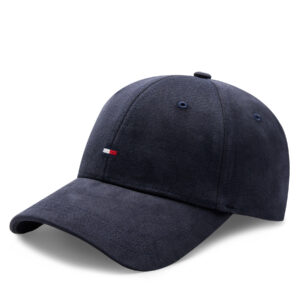 Kepurės vyrams, Kepurė su snapeliu Tommy Hilfiger Essential Flag Cap AW0AW17368 Tamsiai mėlyna