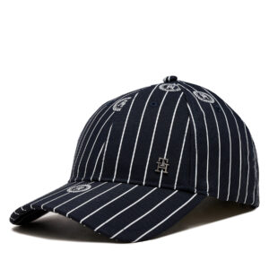 Kepurės vyrams, Kepurė su snapeliu Tommy Hilfiger Monogram Varsity Aop Cap AM0AM12247 Mėlyna