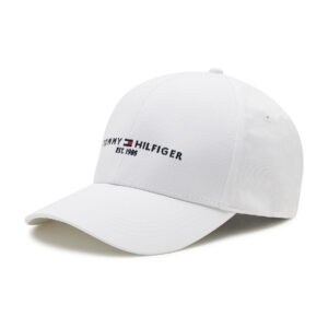 Kepurės vyrams, Kepurė su snapeliu Tommy Hilfiger Th Established Cap AM0AM07352 Balta