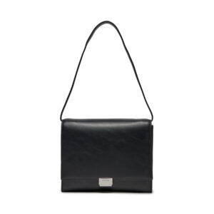 Klasikinės rankinės moterims, Rankinė Calvin Klein Archive Hardware Shoulder Bag K60K611348 Juoda