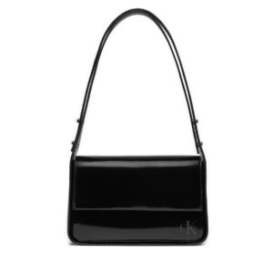 Klasikinės rankinės moterims, Rankinė Calvin Klein Block Ew Flap Shoulderbag25 S K60K611833 Juoda