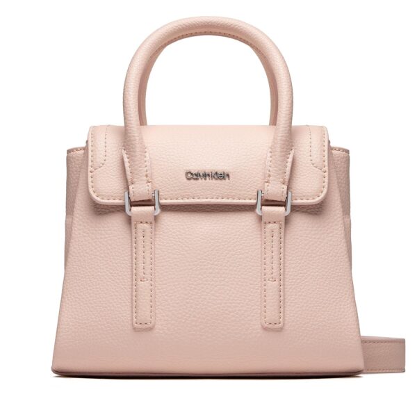 Klasikinės rankinės moterims, Rankinė Calvin Klein Ck Elevated Satchel Mini K60K609851 Rožinė