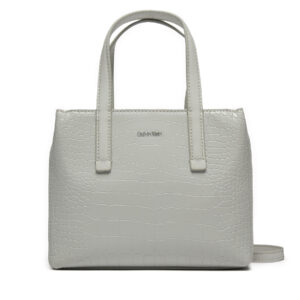 Klasikinės rankinės moterims, Rankinė Calvin Klein Ck Must Mini Tote K60K612163 Pilka