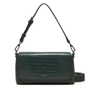 Klasikinės rankinės moterims, Rankinė Calvin Klein Ck Must Shoulder Bag_Croco K60K612111 Žalia