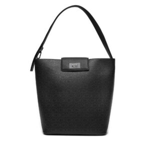 Klasikinės rankinės moterims, Rankinė Calvin Klein Ck Push Bucket Bag_Epi Mn K60K612344 Juoda