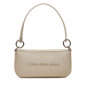 Klasikinės rankinės moterims, Rankinė Calvin Klein Jeans K60K610679 Écru