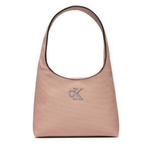 Klasikinės rankinės moterims, Rankinė Calvin Klein Jeans Minimal Monogram A Shoulderbag T K60K611820 Rožinė