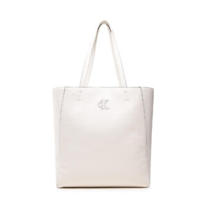 Klasikinės rankinės moterims, Rankinė Calvin Klein Minimal Monogram Shopper32 K60K609292 Smėlio