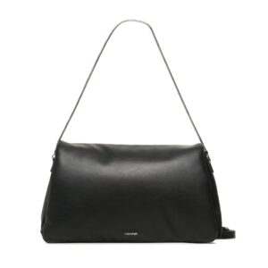 Klasikinės rankinės moterims, Rankinė Calvin Klein Puffed Shoulder Bag K60K611020 Juoda