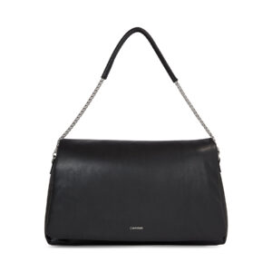 Klasikinės rankinės moterims, Rankinė Calvin Klein Puffed Shoulder Bag K60K611539 Juoda