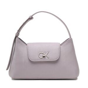 Klasikinės rankinės moterims, Rankinė Calvin Klein Re-Lock Shoulder Bag Md K60K610769 Violetinė