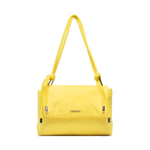 Klasikinės rankinės moterims, Rankinė Calvin Klein Roped Shoulder Bag K60K609407 Geltona