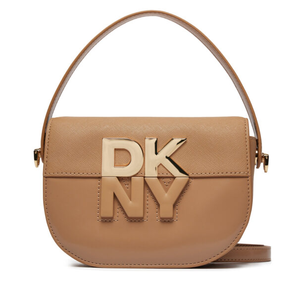 Klasikinės rankinės moterims, Rankinė DKNY Echo Sm Flap Cbody R42EKE28 Ruda