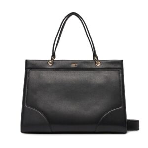 Klasikinės rankinės moterims, Rankinė DKNY Gramercy Md Satchel R33DCY36 Juoda