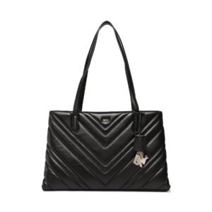 Klasikinės rankinės moterims, Rankinė DKNY Madison Tote R24ABV22 Juoda