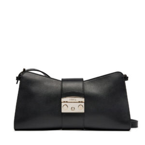 Klasikinės rankinės moterims, Rankinė Furla Metropolis M Shoulder Bag Remi WB01111-AX0733-O6000-1007 Juoda