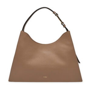 Klasikinės rankinės moterims, Rankinė Furla Nuvola L Hobo WB01246-BX2045-1257S-1007 Pilka