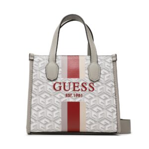 Klasikinės rankinės moterims, Rankinė Guess Silvana (SC) Mini Bags HWSC86 65760 Pilka