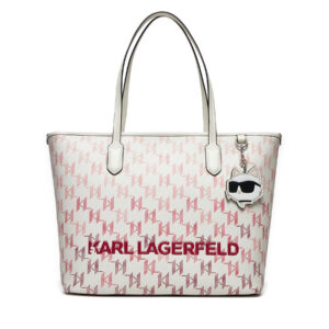 Klasikinės rankinės moterims, Rankinė KARL LAGERFELD 245W3063 Balta