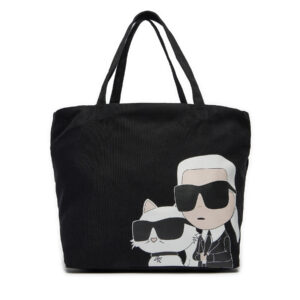 Klasikinės rankinės moterims, Rankinė KARL LAGERFELD 245W3850 Juoda