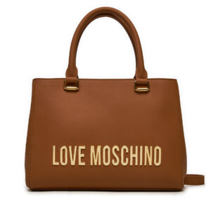 Klasikinės rankinės moterims, Rankinė LOVE MOSCHINO JC4022PP1LKD0208 Ruda