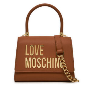 Klasikinės rankinės moterims, Rankinė LOVE MOSCHINO JC4024PP1LKD0208 Ruda