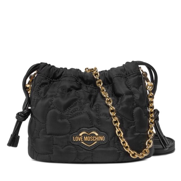 Klasikinės rankinės moterims, Rankinė LOVE MOSCHINO JC4033PP1ILE0000 Juoda