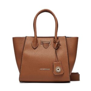 Klasikinės rankinės moterims, Rankinė LOVE MOSCHINO JC4109PP1ILJ0201 Ruda