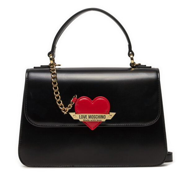 Klasikinės rankinės moterims, Rankinė LOVE MOSCHINO JC4138PP1LLM1000 Juoda