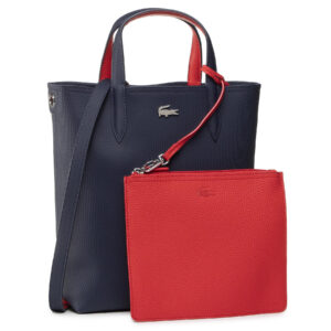 Klasikinės rankinės moterims, Rankinė Lacoste Vertical Shopping Bag NF2991AA Tamsiai mėlyna