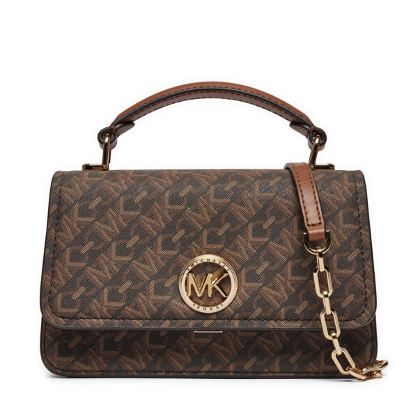 Klasikinės rankinės moterims, Rankinė MICHAEL Michael Kors Delancey 32T4GD8C5B Ruda