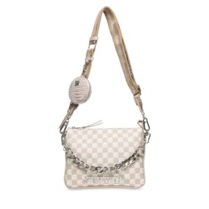 Klasikinės rankinės moterims, Rankinė Steve Madden Blola Crossbody SM13001377-02002-BGE Smėlio