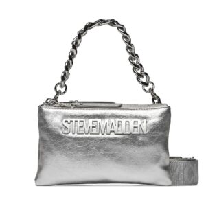 Klasikinės rankinės moterims, Rankinė Steve Madden Bnicco SM13001162-SIL Sidabrinė