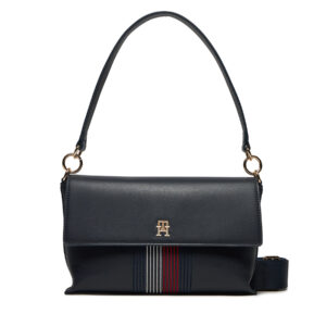 Klasikinės rankinės moterims, Rankinė Tommy Hilfiger Distinct Shoulder Bag Corp AW0AW16795 Tamsiai mėlyna