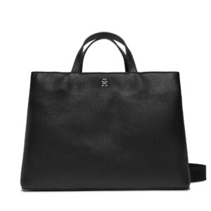 Klasikinės rankinės moterims, Rankinė Tommy Hilfiger Th Essential Sc Workbag AW0AW15703 Juoda