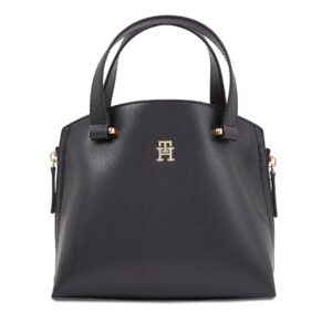 Klasikinės rankinės moterims, Rankinė Tommy Hilfiger Th Modern Mini Tote AW0AW15968 Juoda