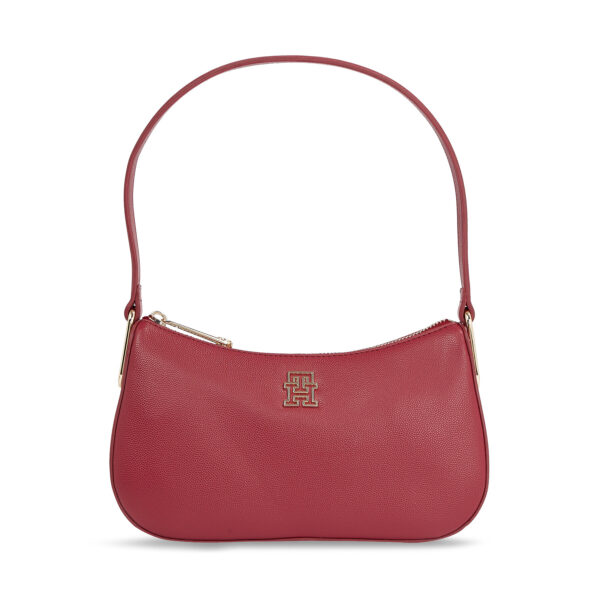 Klasikinės rankinės moterims, Rankinė Tommy Hilfiger Th Timeless Shoulder Bag AW0AW15239 Raudona