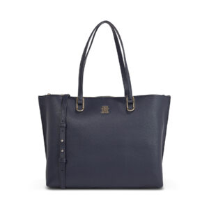 Klasikinės rankinės moterims, Rankinė Tommy Hilfiger Th Timeless Workbag AW0AW15242 Tamsiai mėlyna