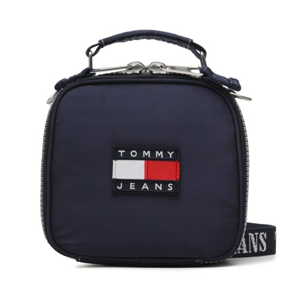 Klasikinės rankinės moterims, Rankinė Tommy Jeans Tjw Heritage Crossover AW0AW14957 Tamsiai mėlyna