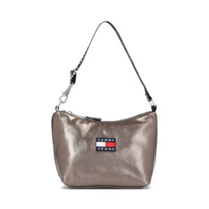 Klasikinės rankinės moterims, Rankinė Tommy Jeans Tjw Heritage Shoulder Bag Metal AW0AW15436 Pilka