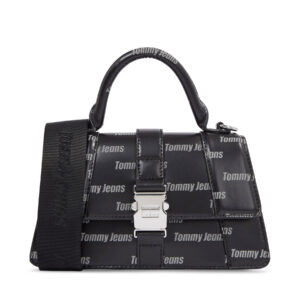 Klasikinės rankinės moterims, Rankinė Tommy Jeans Tjw Item Crossover Print AW0AW15650 Juoda