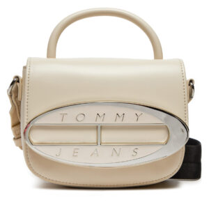 Klasikinės rankinės moterims, Rankinė Tommy Jeans Tjw Origin Crossover AW0AW15811 Écru