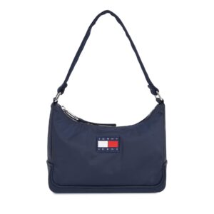 Klasikinės rankinės moterims, Rankinė Tommy Jeans Tjw Uncovered Shoulder Bag AW0AW15949 Tamsiai mėlyna