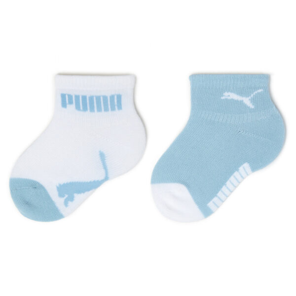 Kojinės vaikams, Vaikiškų ilgų kojinių komplektas (2 poros) Puma Baby Mini Cats Lifestyle Sock 2P 935478 Spalvota