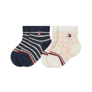 Kojinės vaikams, Vaikiškų ilgų kojinių komplektas (2 poros) Tommy Hilfiger 701220275 Spalvota