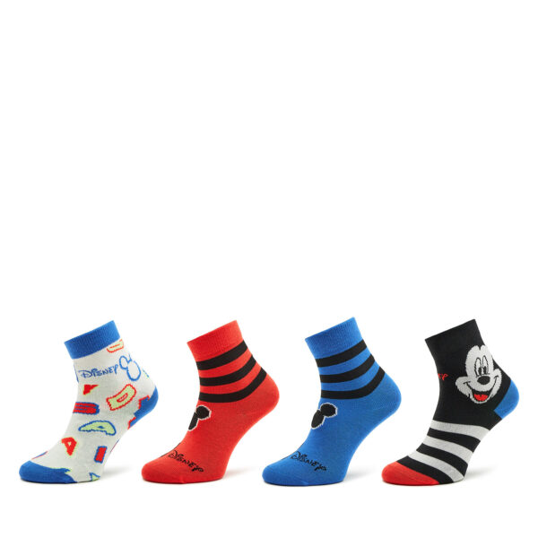 Kojinės vaikams, Vaikiškų ilgų kojinių komplektas (3 poros) adidas Mickey Mouse Crew Socks 3 Pairs IB6776 Spalvota