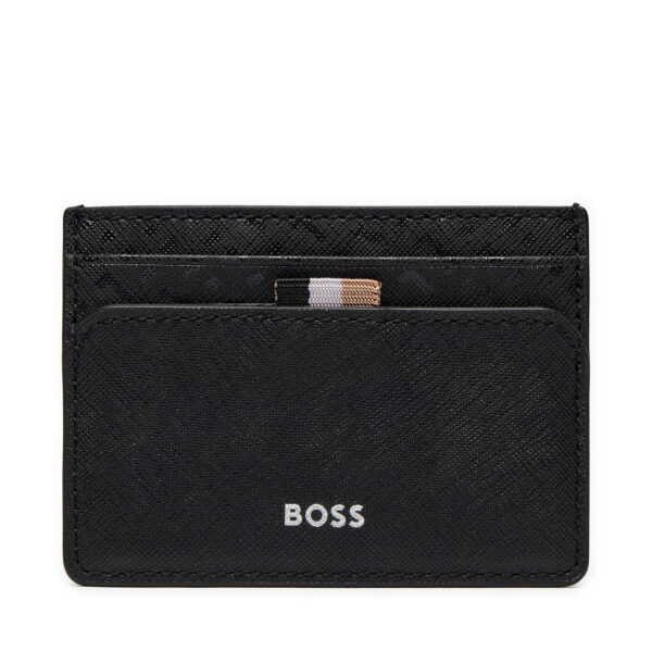 Kreditinių kortelių dėklas Boss Zair M Money Clip 50517066 Juoda