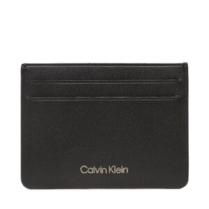 Kreditinių kortelių dėklas Calvin Klein Ck Concise Cardholder 6Cc K50K510601 Juoda