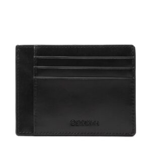 Kreditinių kortelių dėklas Calvin Klein Ck Median Id Cardholder K50K510327 Juoda