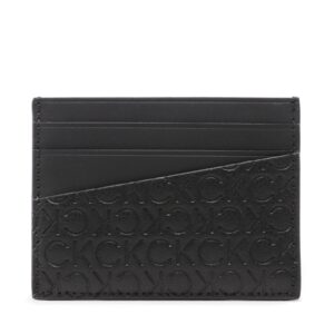 Kreditinių kortelių dėklas Calvin Klein Ck Must Mono Cardholder 6Cc K50K510319 Juoda